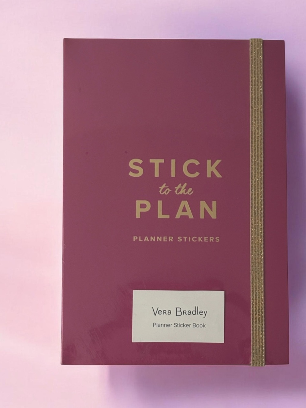 Vera Bradley "Stick to the Plan" Planner Sticker Book